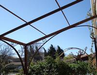 pergola fer forgé